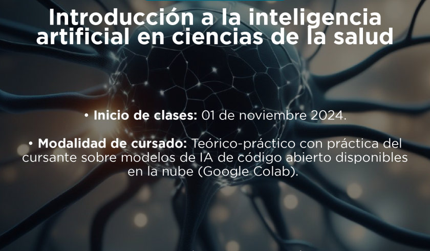 Introducción a la inteligencia artificial en ciencias de la salud 2024.